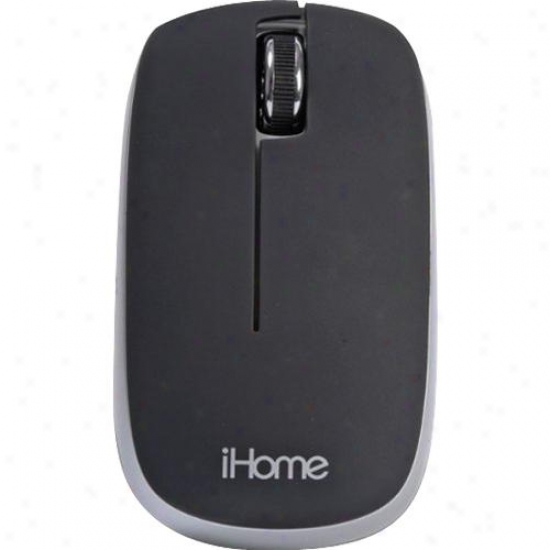 Lifeworks Ihome Cordless Desktop Mouse Black Ih-m820wb