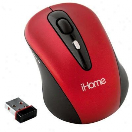 Lifeworks Mid-size Laser Mouse Red