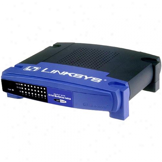 Linksys Ezxs88w Etherfast 8-port 10/100 Switch