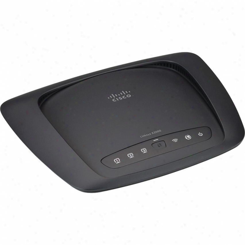 Linksys Open Box X2000 Wireless-n Router With Adsl2+ Modem