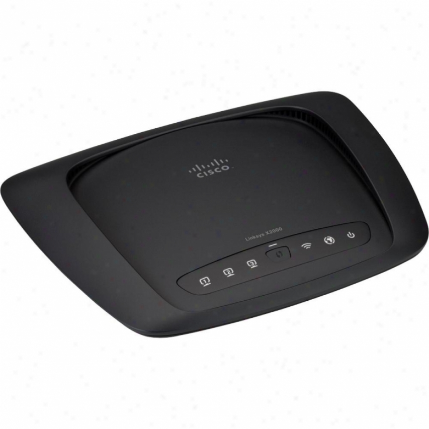 Linksys X2000 Wireless-n Router With Adsl2+ Modem