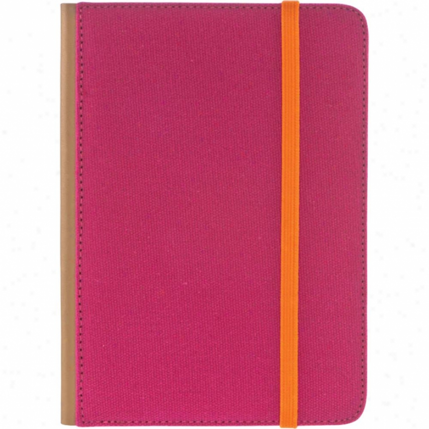 M-edge Go! Jscket For Kindle 4 And Fire Touch - Pink With Orange Stripe