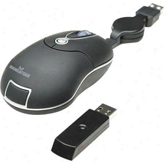 Manhattan Products Wireless Optical Mini Mouse