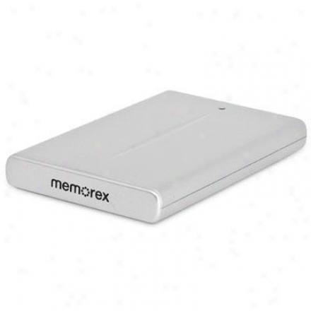 Memorex 500gb Slim Traveldrive Silver