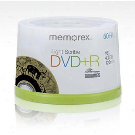 Memorex Dvd+r 4.7gb 50 Pack Spindle
