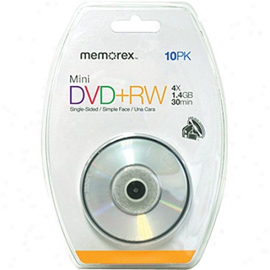 Memorex Mini Dvd+rw 10 Pack