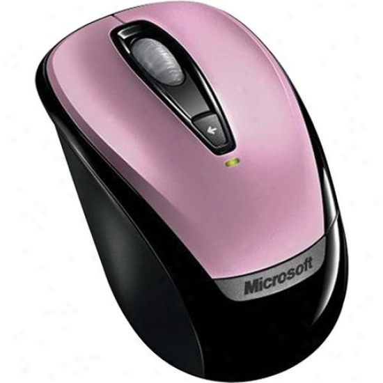 Microsoft Wireless Mobile Comfort Moouse 3000 - Pink