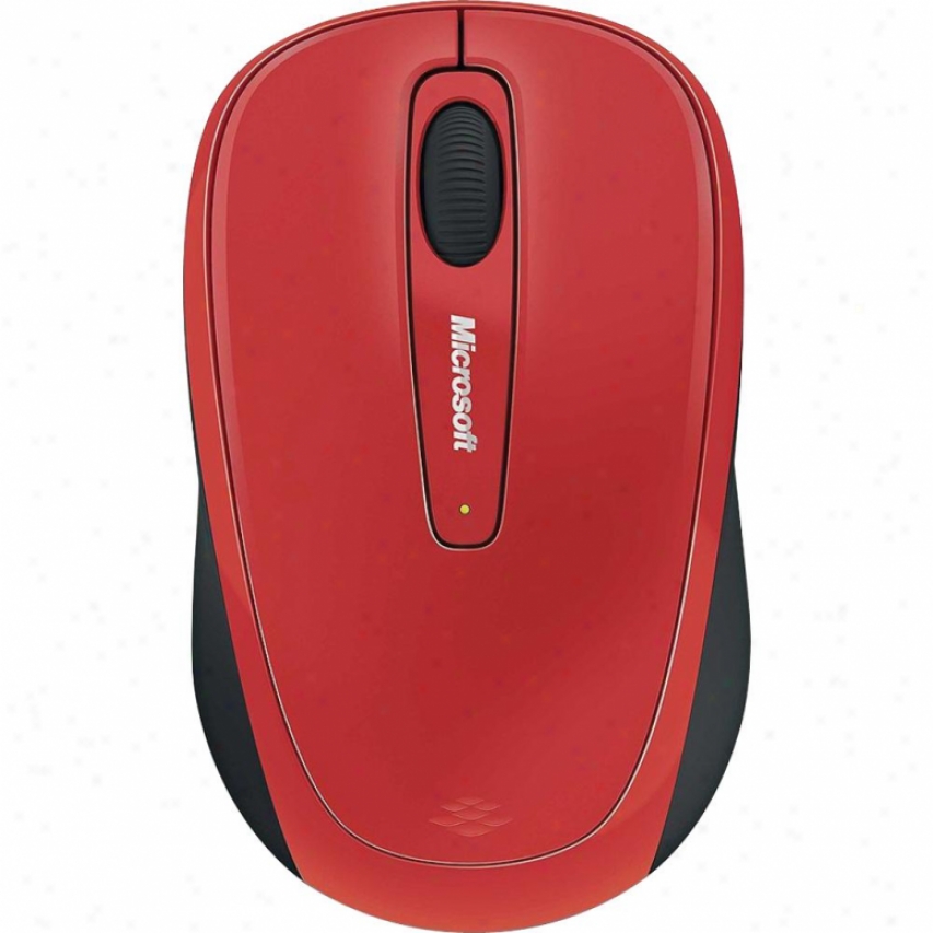 Microsoft Wrlss Mob Mse 3500-flame Red
