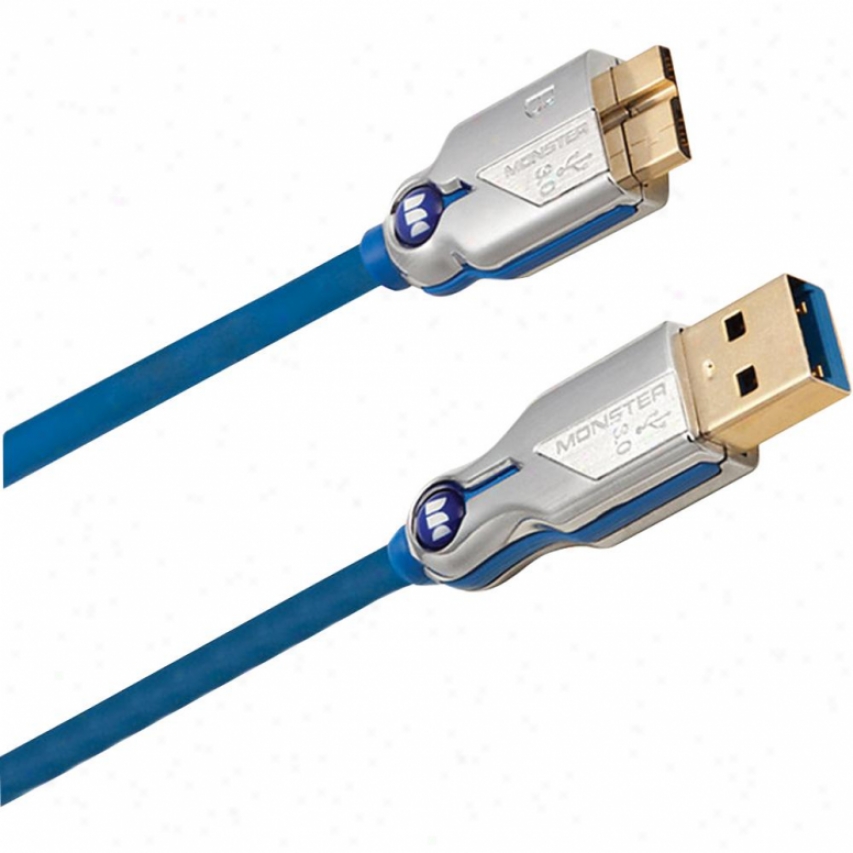 Monster Cable Digital Life Usb 3.0 Cable A To Micro B 7 Feet 122361