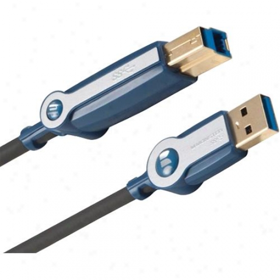 Monster Cable Ultra High Speed Monster A To B Usb 3.0 Cable - 7 Feet