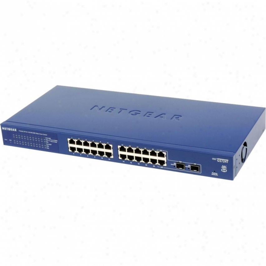 Netgear Prosafe Gs724t-300nas 24-port Gigabit Smart Netting Switch