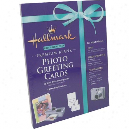 Nova 1550gf Hallmark Premium Blank Photo Greeting Cards