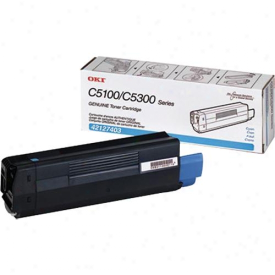 Okidata Cyan Toner Cartridge Type C6