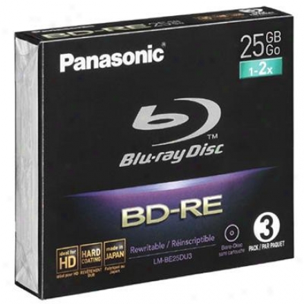 Pamasonic Bd-re 2x Blu-ray Discs