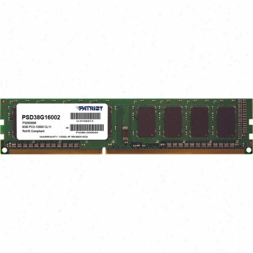 Patriot Memory Ddr3 8gb Cl11 Pc3-12800