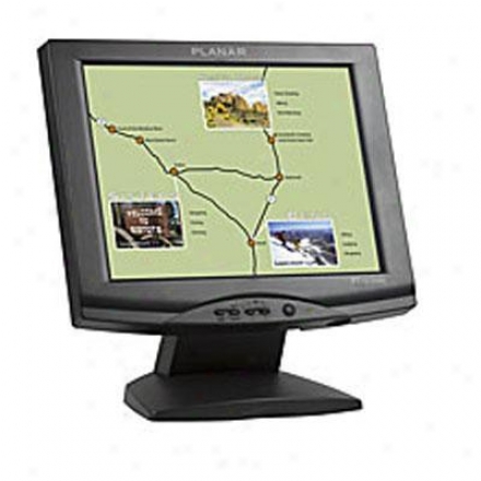 Planar Systems 15" Resistive Coriaceous Lcd Monitor Black Pt1510mx