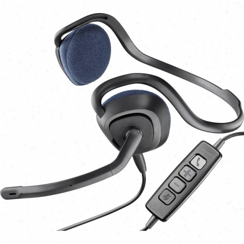 Plantronics Audio648 Stereo Usb Headset With Dsp And Noise Cancelling Mic