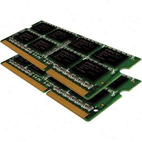 Pny Mn8192kd3-1333 8gb Kit (2 X 4gb) 204-pin Ddr3 So-dimm Notebook Memory