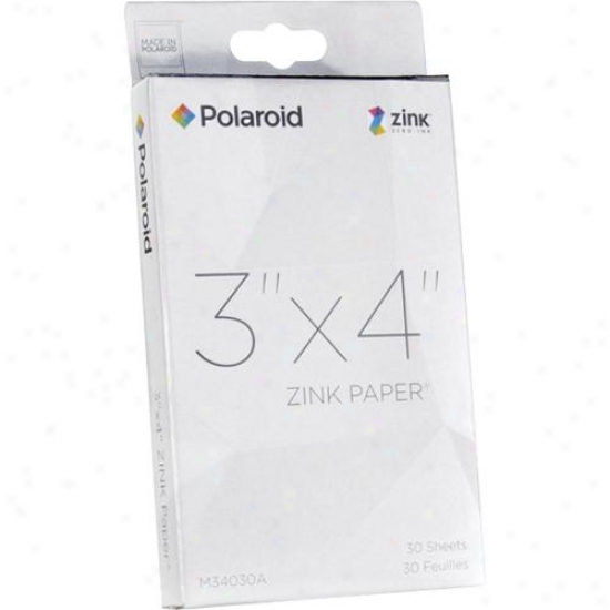 Polaroir 3" X 4" Photo Paper - 30-pack - M34030a
