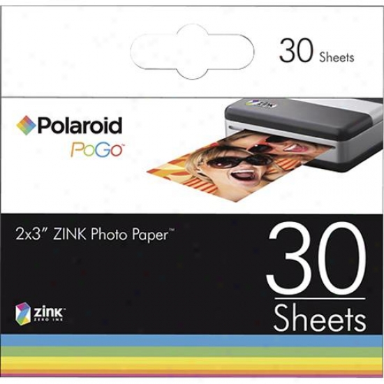 Polaroid Aza03011 2" X 3" Borderless Stickyback Prints - 30 Pack