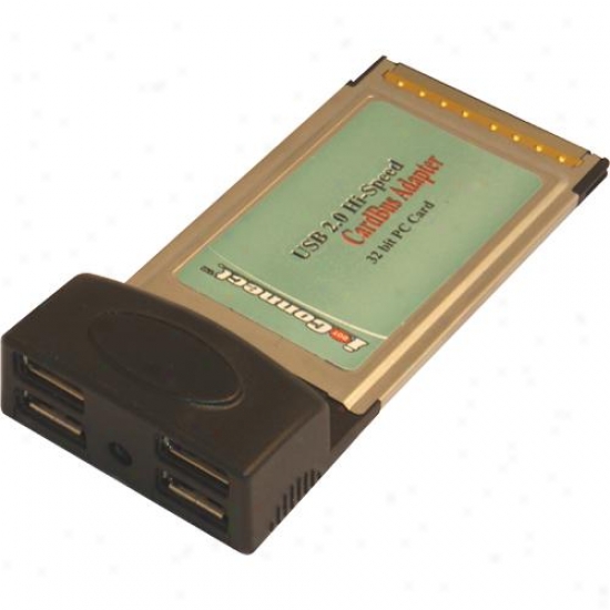 Ppa Int'l 1141 4 Port Usb 2.0 Hi-speed Cardbus