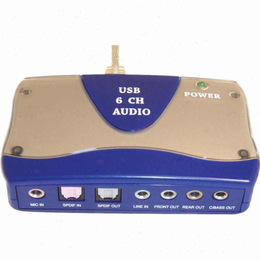 Ppa Int'l 1455 Usb 6 Channel External Sound Adapter