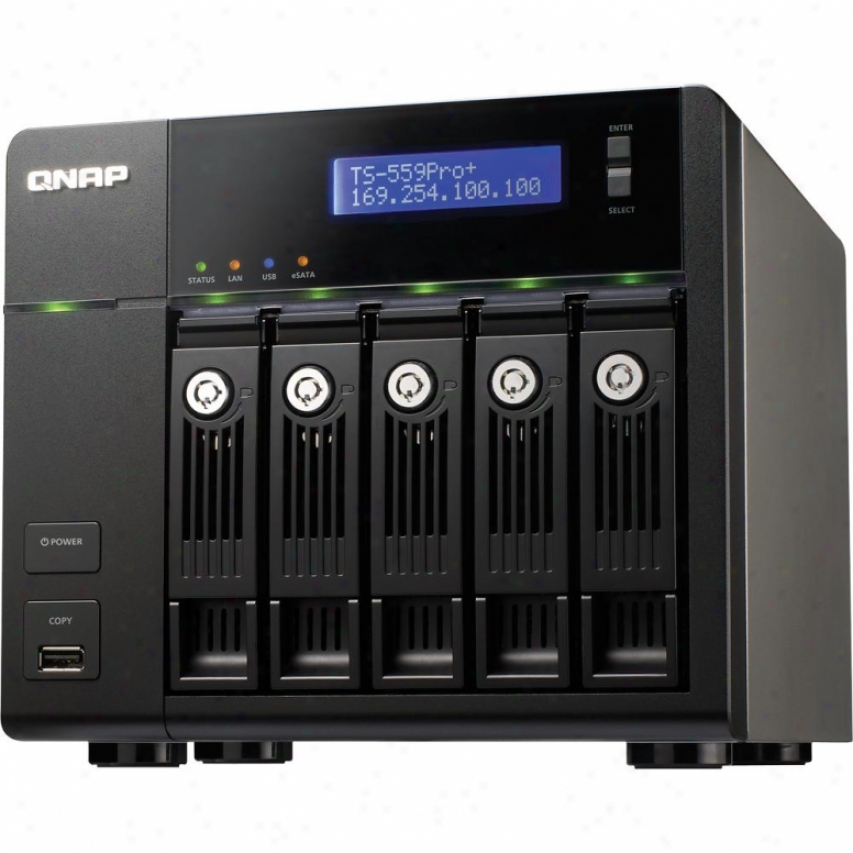 Qnap 5-bay Nas Tower Ts-559 Pro+