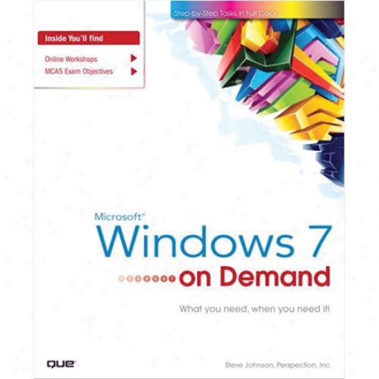 Que Publishing 0789742012 Microsoft Windows 7 On Demand