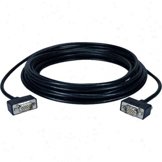 Qvs Cc388m1-50 Ultrathin Vga/qxga Hdtv/hd15 Male To Male Tri-shield Cable