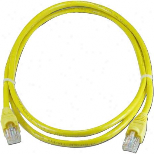 Qvs Cc711-05yw Cat5e Ethernet Cable - 5 Feet