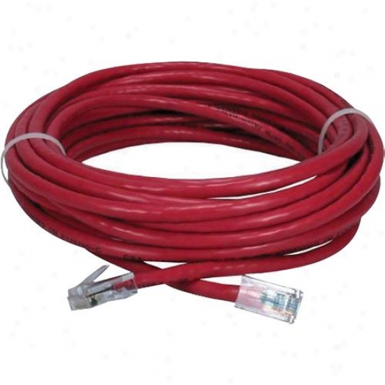 Qvs Cc712ex-50rd 50 Foot Category 5 Patch Cable - Red