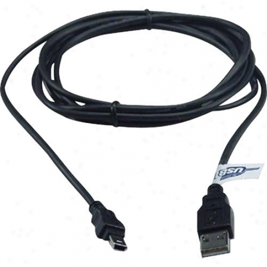 Qvs Mini Usb 2.0 Type A Male To Female Extension Cable 6-foot Cc2215m06