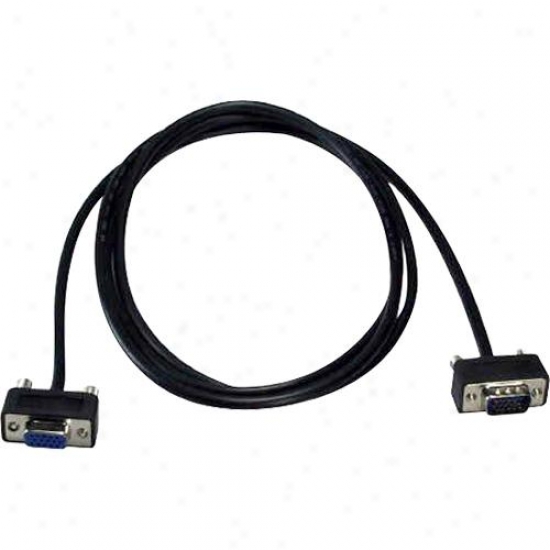 Qvs Premium Ultra Thin Hd15m Threefold Shielded Extension Cable