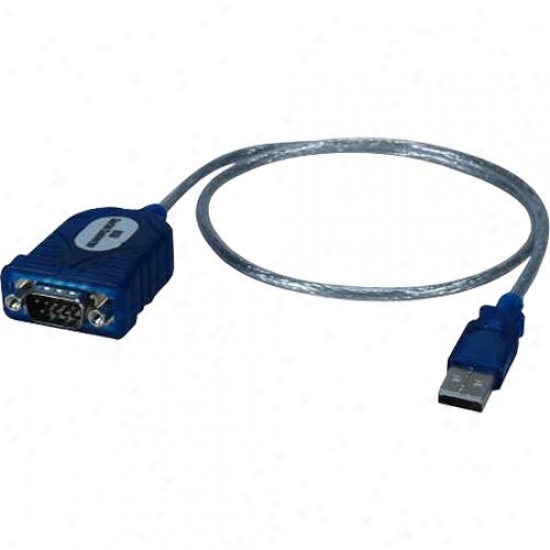 Qvs Ur2000m2 Usb To Serial Rs-232 Db9 Adapter Cable