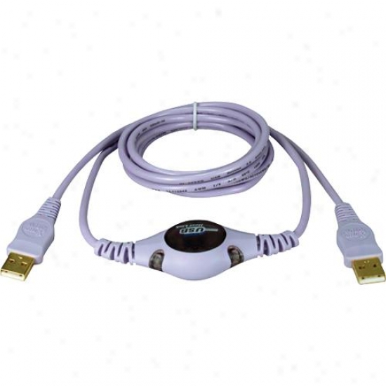 Qvs Usb2-linkU sb 2.0 To Usb File Transfer Cable - 6 Feet