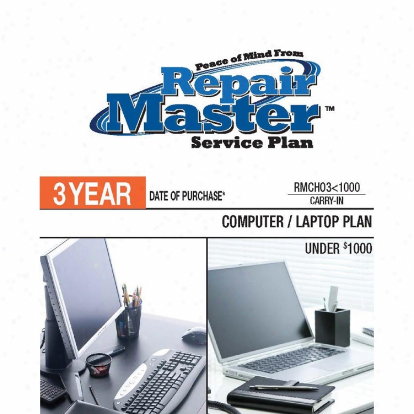 Repair Master Rmcho3u1000 3-year Computer & Small table Warranty Plan