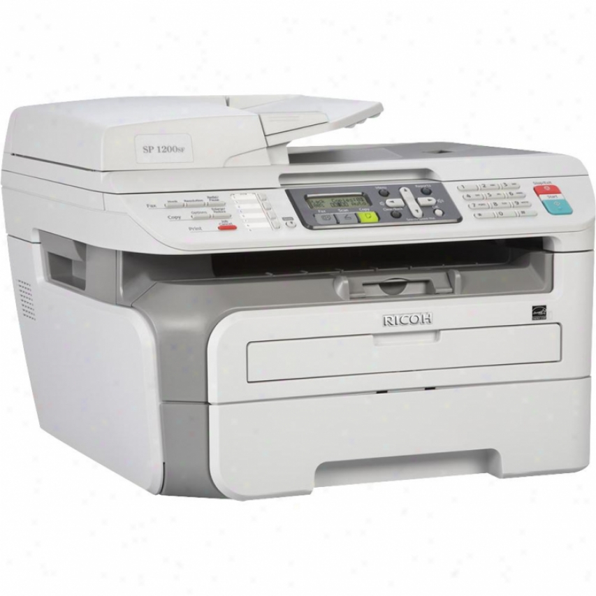 Ricoh Corp Aficio Sp 1200sf Laser Monochrome Multifunction Office Machine