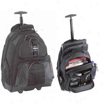 Rolling Backpack 15.4" Laptop - Black Tsb700