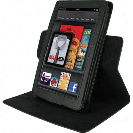 Roocase Dual-view Multi Angle Leather Case Cover For Kindle Fire