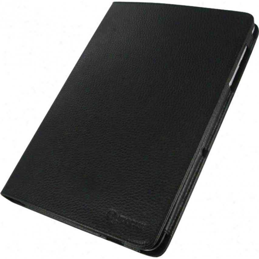 Roocase Multi-angle Leather Case For Samsung Galaxy Tab 10.l" - Black