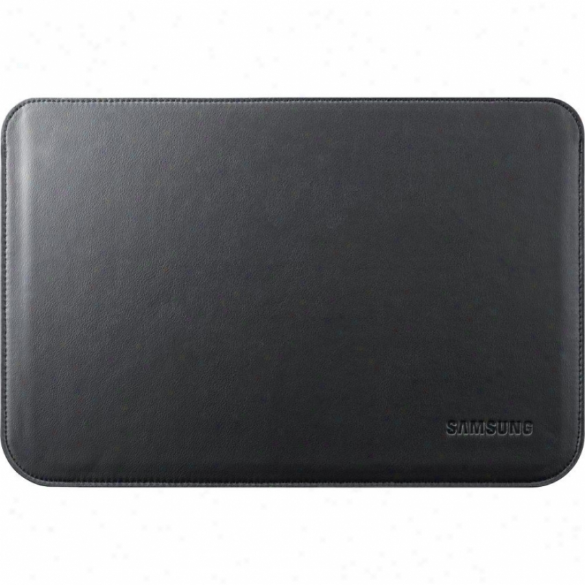Samsung Open Box Efc-1b1lbecstd Leather Pouch For Galaxy Tab 10.1" Tablet - Blac