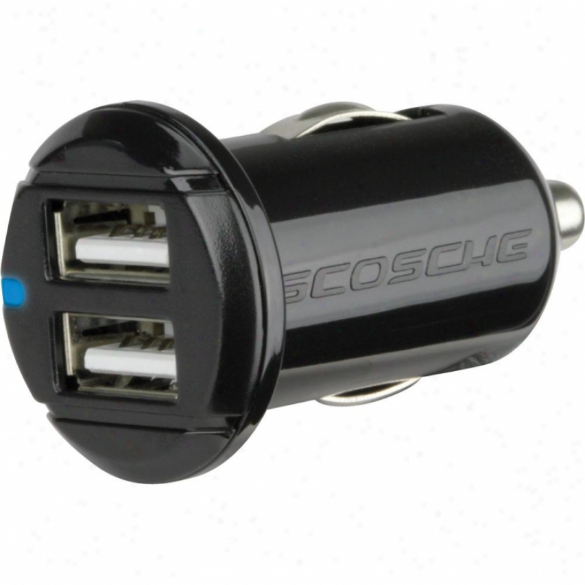 Scosche Iusbc202m Revolt C2 Dual 10-watt Usb Car Charger With Ipma Cable