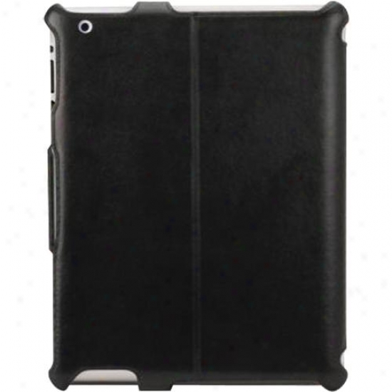 Scosche Leather Folio Case For Ipad 2 Ipd2flbk - Black