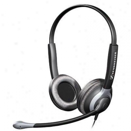Sennheiser Binaural Headset With Xl Ear Caps & Noise Cancelling Microphone Cc550