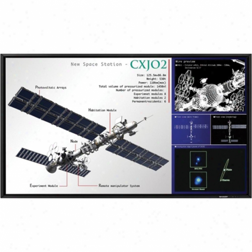 Sharp Pn-e521 52" Class Lcd Professional Monitor And Digital Signal