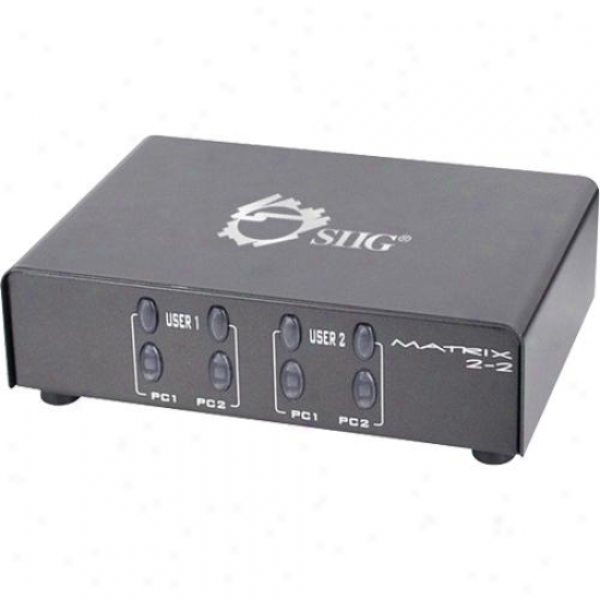 Siig Inc 2x2 Vga & Audio Matrix Switch