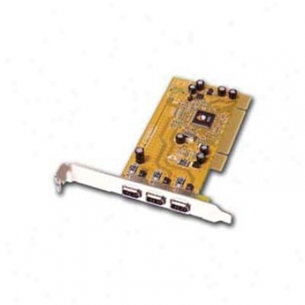 Siig Inc 3 Larboard Firewire Adapter Card