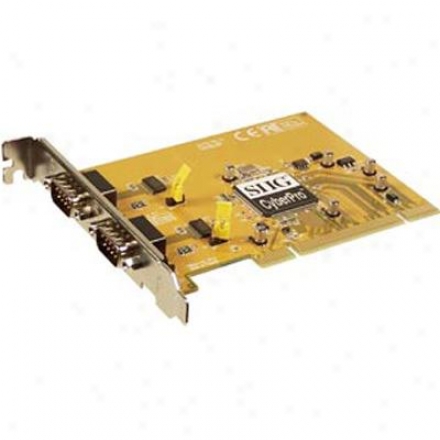 Siig Inc Cyberserial Dual Pci Adapter Rohs Yielding 10 Pack Jj-p02012-b6