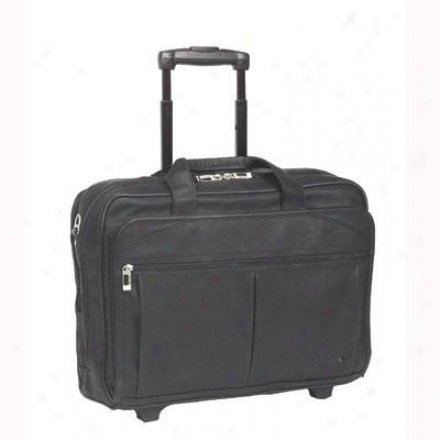 Solo 15.6" Leatjer Laptop Case - Black D529-4