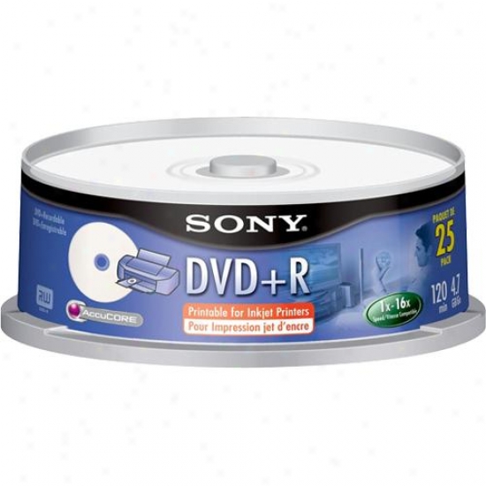 Sony 25dpr47lsp4 (dpr-47+lsp/25) 16x Dvd+r Spindle